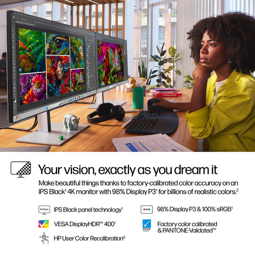 HP Series 7 Pro 27 inch 4K Thunderbolt 4 Monitor - 727pk HP Series 7 Pro 27 inch 4K Thunderbolt 4 Monitor - 727pk